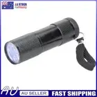 9 LED Mini UV Ultra Violet Flashlight Blacklight Torch Light Lamp (1pc)