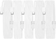 [Apple MFi Certified] iPhone 16 Car Carplay Charger Cable, Linocell 5Pack USB A to Type C 60W Fast Car Charging Cord USB Type C Braided Cable for iPhone 16/16 Pro/16 Plus/16 Pro Max/15/15 Pro/iPad Pro