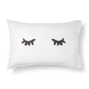 Decorative Bedding Pillowcase Whimsical Sleepy Eyes