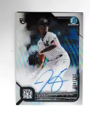 2022 Bowman Chrome Autograph Auto Refractor Luis GiI RC Rookie Card # 283/499