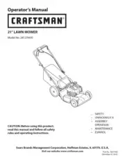 Owner’s Manual Sears Craftsman 21" Lawn Mower - Model 247.374410