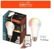 EcoSmart Smart LED Light Bulb With Voice Control Color Changing