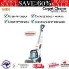 Vax Pet Deep Carpet Cleaner Washer Aquaspin Antimicrobial Compact Shampooer Blue