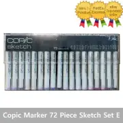 Copic Marker 72 Piece Sketch Set E (Twin Tipped) - Artist Markers Anime Comic