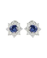 Suzy Levian 0.02 ct. tw. Diamond & Sapphire Studs NoSize NoColor