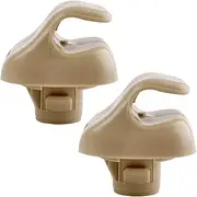 fhtpr 2Pcs Auto Sun Visor Clip,Fit For Accord, Odyssey CR-V Civic 88217S01A01ZA 88217S04003ZA Car Sunvisor Hook Sun Visor Clip Holder Car Visor Retaining Clip(BE)