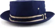 Oversized XXL Roll Up Bucket Hat with Stripe Band XX-Large, Navy Khaki
