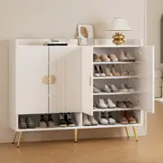 1 Artiss Shoe Rack Cabinet 5 Tiers 30 Pairs White