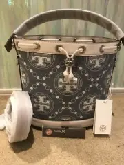 Tory Burch T Monogram TPU Mini Bucket Bag Crossbody