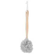 5PCS Long Handle Bath Ball Scrubbing Bath Shower Back Brush Scrubber Bathroom SuppliesGray