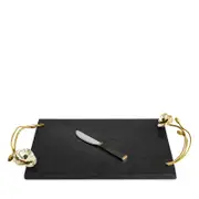 Michael Aram Anemone Large Cheeseboard with Spreader