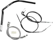 H009-046B Handle Set, Narrow Type 2, Black '99-'07, CB400SF V-Tech/2/3 (NC39), Black