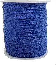 1.0 mm Nylon Cord Beading Braided Thread String for Chinese Knotting, Friendship Bracelets,Macrame,Necklaces,Jewelry Making 136 Yards (Royal Blue)
