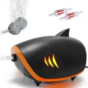 Powerful Aquarium Air Pump, Dual Outlets Aquarium Air Pump, Adjustable Oxygen Ae