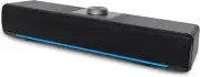 Aufine PC Speakers, Computer Speakers Wired Soundbar USB LED Powered Speakers wi