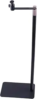 Projector Floor Stand Adjustable Stable Hide Against Wall Mount for Camera Mobile Phone, Carbon Steel Base Telescopic Rod for Home Office Studio Use