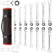 14-Piece Flex-Head Ratcheting Wrench Set, Professional Ratcheting Combination...