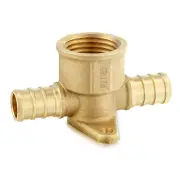 EFIELD 3/4"×3/4" 1/2"×1/2"Female NPT Adapter Drop Ear Tee PEX Fittings Lead Free
