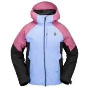 Volcom Agate Insulated Women's Winter Jacket, Crystal Blue, Large