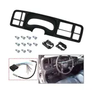 YHB Double DIN Dash Kit W/Wiring Harness & Antenna Adapter Fit 1999-2002 GM F...