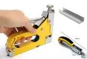 Heavy-Duty Staple Gun Brad Nailer Cordless Stapler Tacker Remover + 1000 Nails