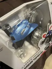 NEW UNOPENED Sharper Image Thunder Tumbler Remote Control Spinning Blue Car