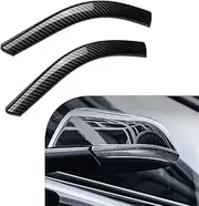 SXunacou Tesla Model Y External Side View Mirror Anti-collision Strip Anti Scratch Strip Patch Y-shaped External Decoration Rearview Mirror Protective Sticker (M 3 -Glossy Carbon Fiber Pattern)