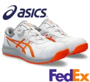 ASICS WINJOB CP219 BOA 1273A092 100 White Shocking Orange 2E Safety Shoes oki06