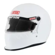 Simpson Racing 7950031 SD1 Dirt Track Helmet - Snell SA2020 - White - Adult LRG