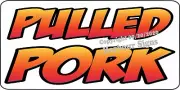 Pulled Pork DECAL (CHOOSE SIZE) Concession Food Truck Vinyl Signs Sticker