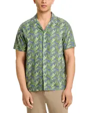 Rails Atlas Slate Leaf Short Sleeve Shirt