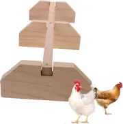 Hen Swing Stand, Strong Wooden Chicken Stand, Chicken Perch Parrot Training R...