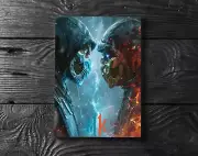 Mortal Kombat Sub Zero Scorpion Game Poster Print - No Frame