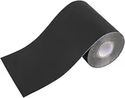 FLEXMAN Artificial Grass Seam Tape, 15cm X 10M Non Woven Fabrics Seaming Turf Tape Self Adhesive Artificial Turf Lawn Tapegrass Carpet Grass Adhesive Tape for Turf Lawn (Black)