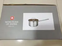 在飛比找Yahoo!奇摩拍賣優惠-全新品 瑞士 MONCROSS 304不鏽鋼琥珀奶鍋組 湯鍋