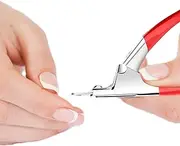 Nail Tip Clipper | False Fingernail Trimmer - Type U Stainless Fingernail Trimmer for Salon Home Nail Design, Clippers for Precise Manicures