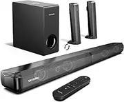 [ULTIMEA] 4.1ch Sound Bar for Smart TV with Dolby Atmos, 2-in-1 Bluetooth 5.3 Soundbar with Subwoofer, 280W Peak Power, 3 EQ Modes TV Soundbar, Bass Adjustable, HDMI eARC, Apollo S60, 2025 Upgraded