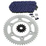 1988-1991 Honda CR500 R Blue O Ring Chain and Sprocket 14/51 116L