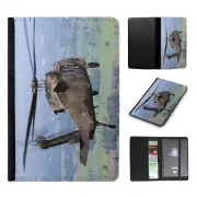 PASSPORT ITINERARY ORGANIZER|COOL APACHE HELICOPTER ARMY WAR