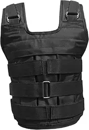 KICHOUSE Sports Vest Adjustable Vests Steel Vests Running Vest Weight-bearing Vest Heavy Duty Clothes Rack Pants Hanger Sandbag Vests Wire Hangers Women's Vests Parts Kit Black Oxford Cloth