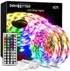 Led Lights Color Changing Led Strip Lights with Remote Controller 60 Ft, 2 Rolls