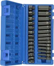 Grey Pneumatic (9728M 1/4" Drive 28-Piece Deep Length Metric Master Socket Set