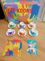 Jeff Koons ILLY Collection 2001 Espresso Cups Original Packaging
