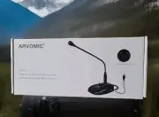 Arvomic Desktop Gooseneck Microphone Double Mix Design New In Box