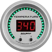AutoMeter 6754-UL Gauge, Fluid Temperature, 2 1/16", 2 Chan, Selectable, Ultra-Lite Elite Digital