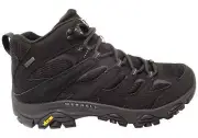 Mens Merrell Moab 3 Syn Mid Gtx Comfortable Lace Up Hiking Boots - ModeShoesAU
