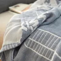 在飛比找松果購物優惠-日式四層紗布純棉毛巾被舒適透氣適合夏季使用辦公室空調被單雙人