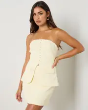 [Style State] Style State Women's Sammy Top in Lemon Yellow Size 10 10 Lemon Yellow