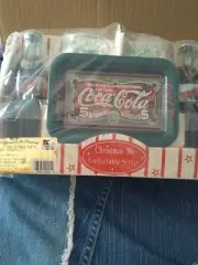 Coca-cola Christmas 1996 Collectable Set of bottles, glasses and tray. NRFB