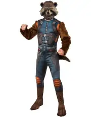 [RUBIES] Rocket Raccoon Deluxe Dress Up Costume in Two Tone